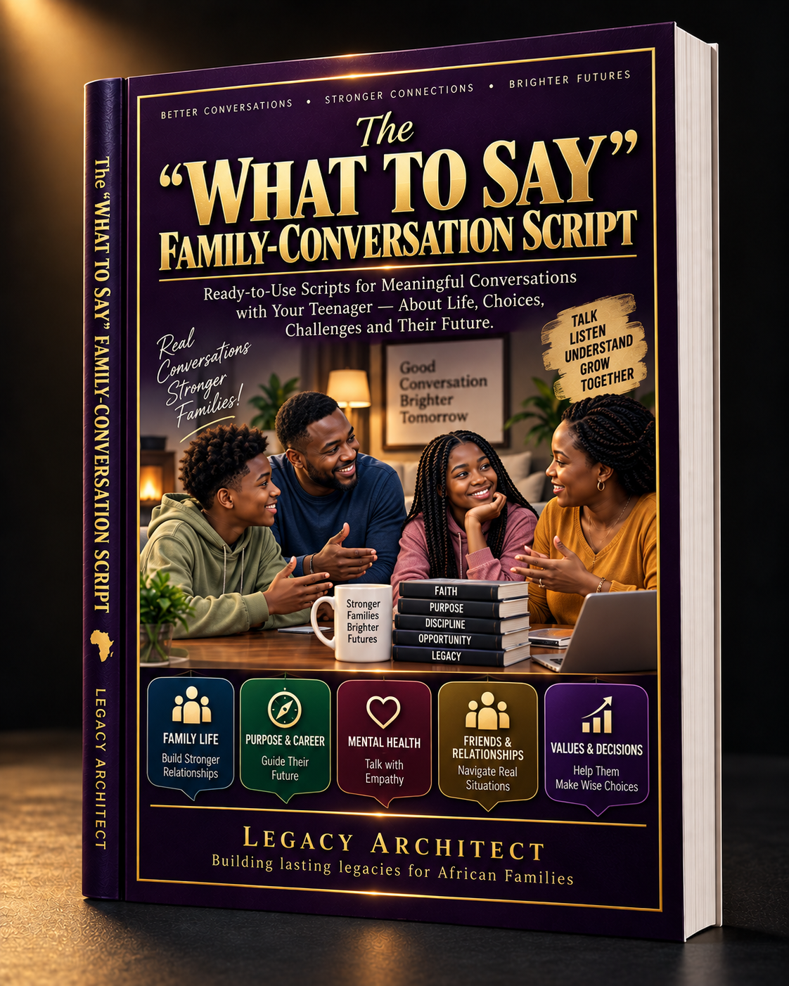 The Family Conversation Script mockup